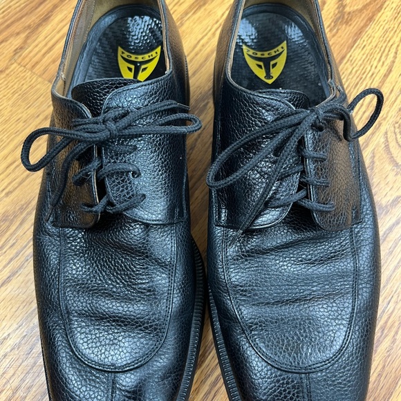 CIS Equipped Carbonlite Dress Shoes by Toschi - Men's Formal Italian Leather - Picture 2 of 8